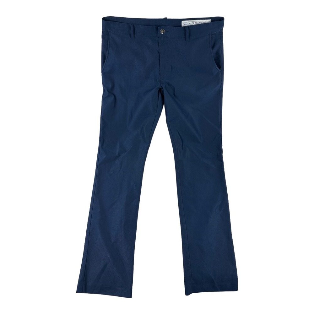 Mizzen + Main Blue Performance Chino Mens 34X33 Stretch Dress Pants